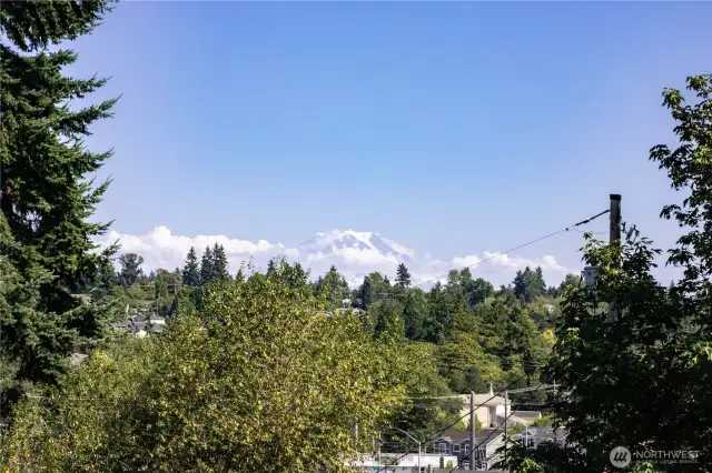 Mt. Rainier off the front porch!