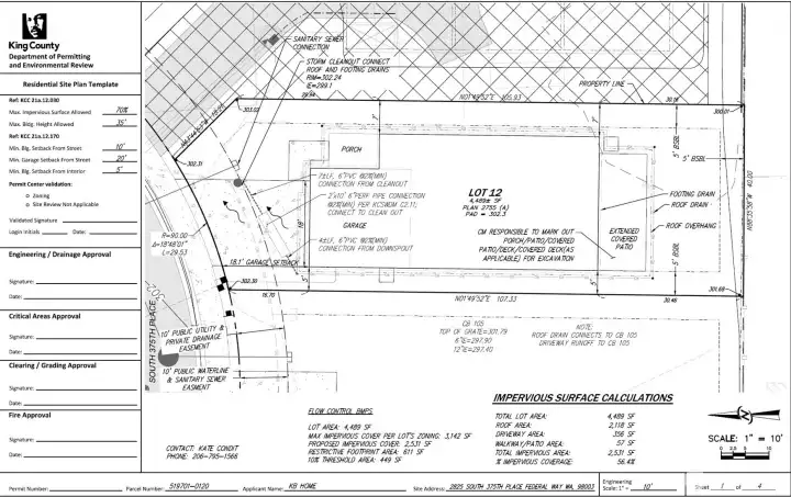 Lot 12 Site Plan
