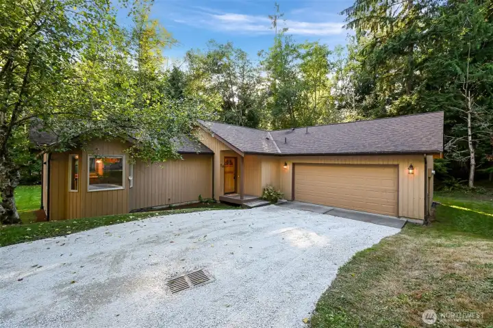 Flat sunny lot with grass backyard!