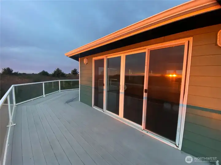 catching the last rays of the day