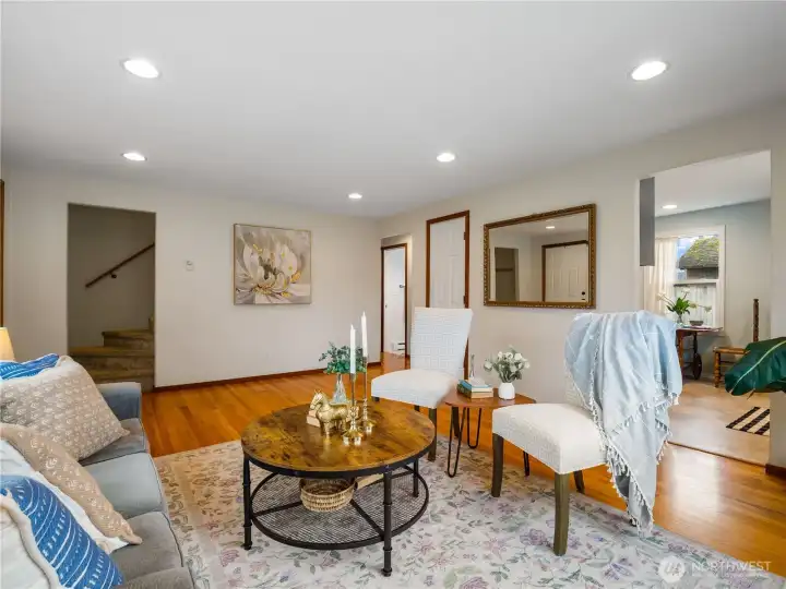 The living room is the heart of the home.