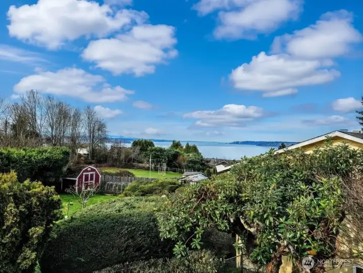 View from just outside the living room