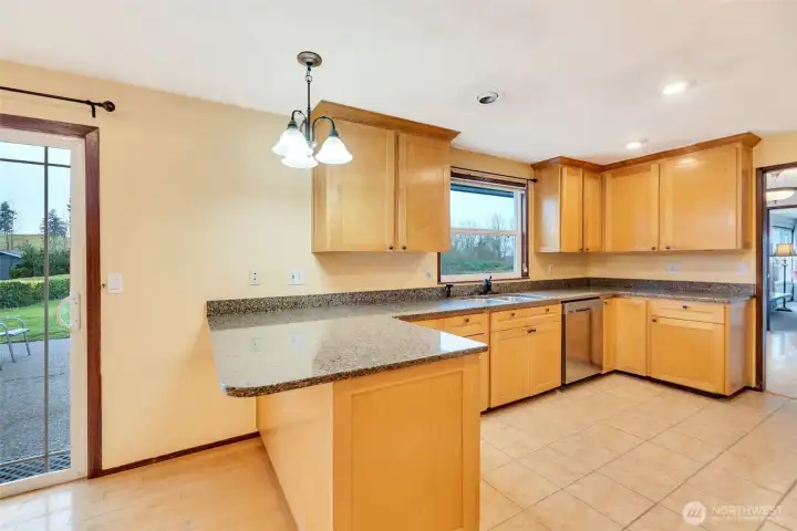 Kitchen with eating space