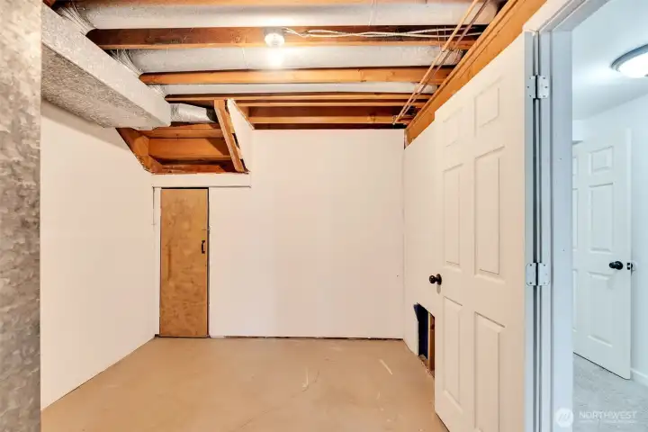 Lower Level Additional Storage Space