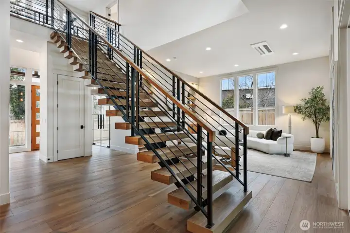 Beautiful floating staircase