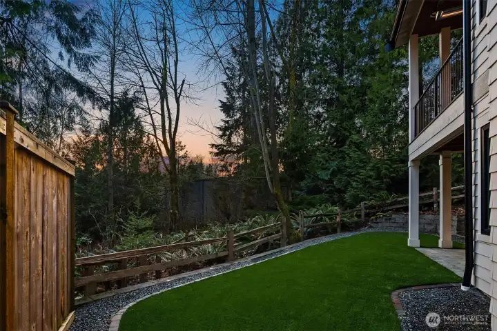 So much privacy with nothing but a green belt of lush green nature to enjoy right out your back door. Don't miss this excellent opportunity to move in and make this home all yours.