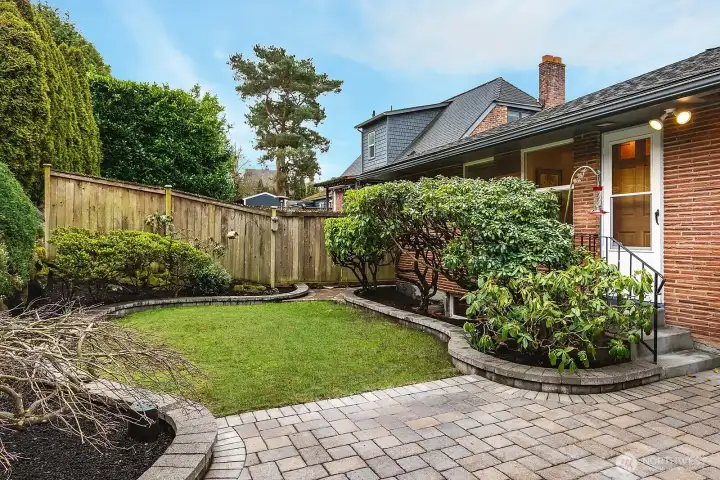 More of the yard.  It is partially fenced.  Would be easy to complete the fencing.