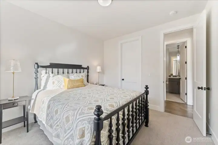 Smartly designed main-level guest room, private and perfectly placed for everyday living.