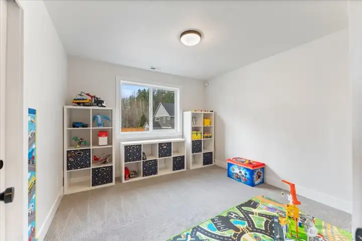 One of the 4 bedrooms upstairs