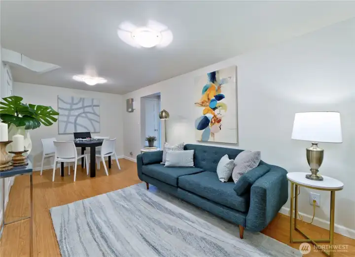 Lower level REC room.