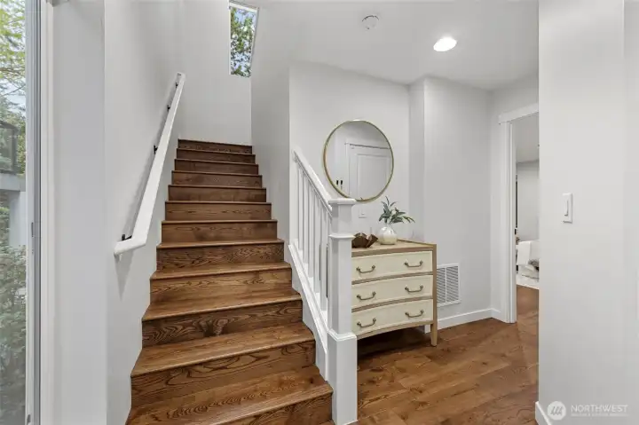 Main level bedroom and bathroom plus garage access right off the front door