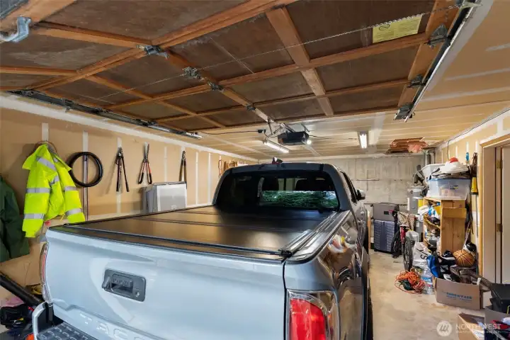 1 car attached garage.