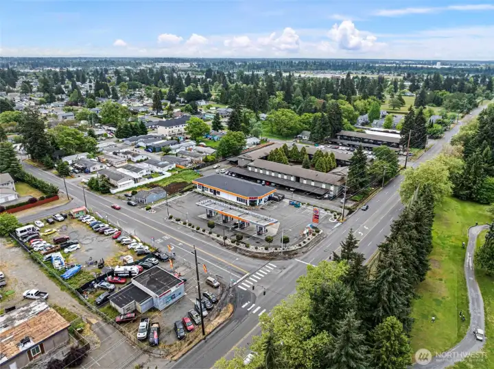 Minutes away from shopping and restaurants.