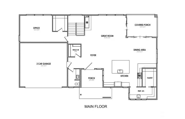 Floor Plan - subject to change.