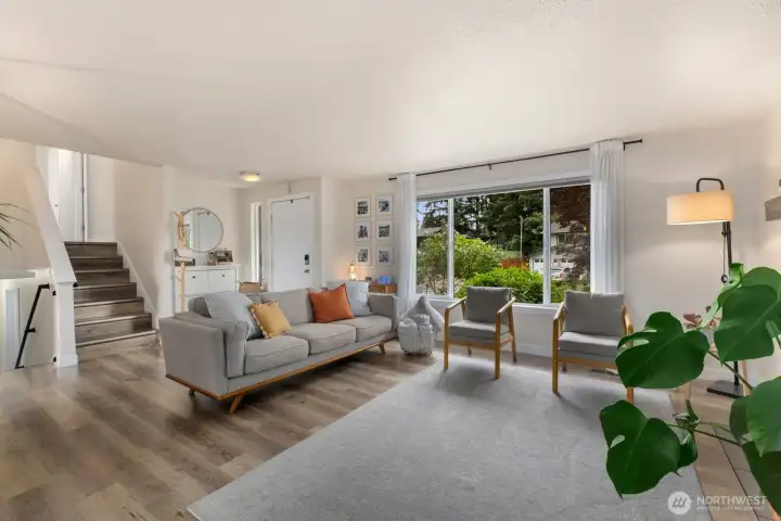 These large windows bring in natural light filling the home to make it feel light and airy These large windows bring in natural light filling the home to make it feel light and airy