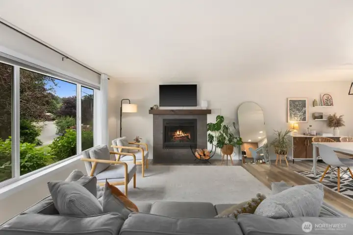 A fireplace for those cozy nights or just to look at A fireplace for those cozy nights or just to look at