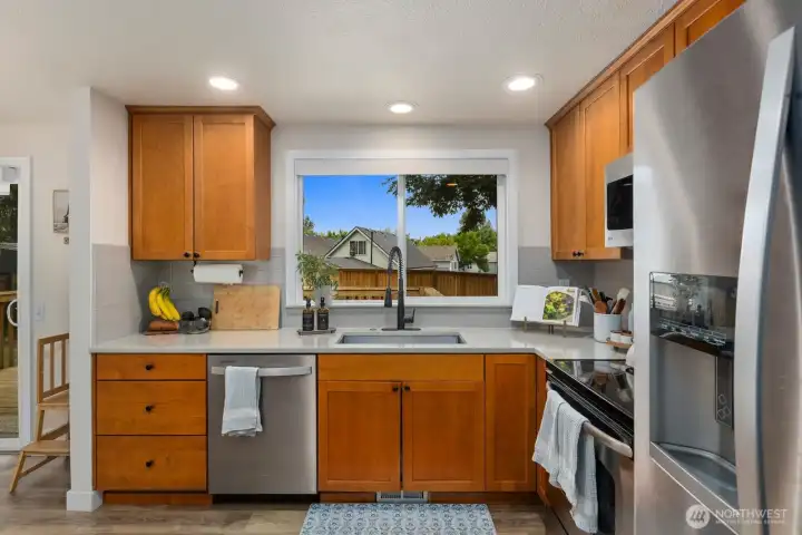 Newer stainless steel appliance- refrigerator, dishwasher & microwave Newer stainless steel appliance- refrigerator, dishwasher & microwave