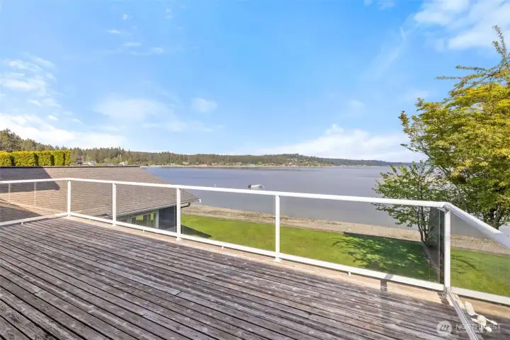 You will love this large second floor deck!