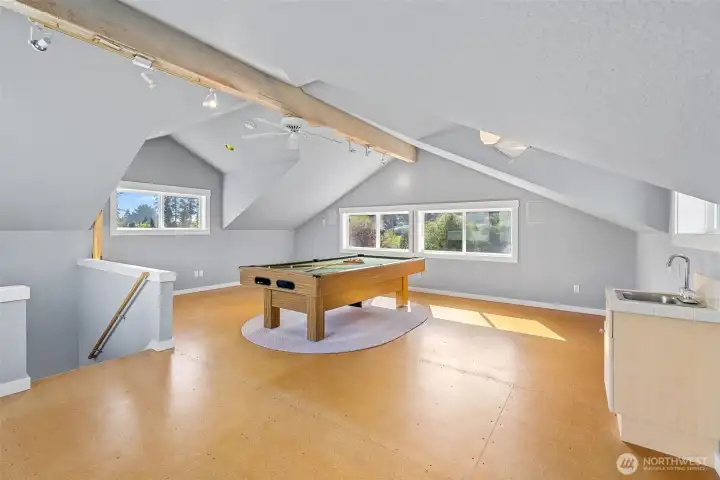 Huge top level family room