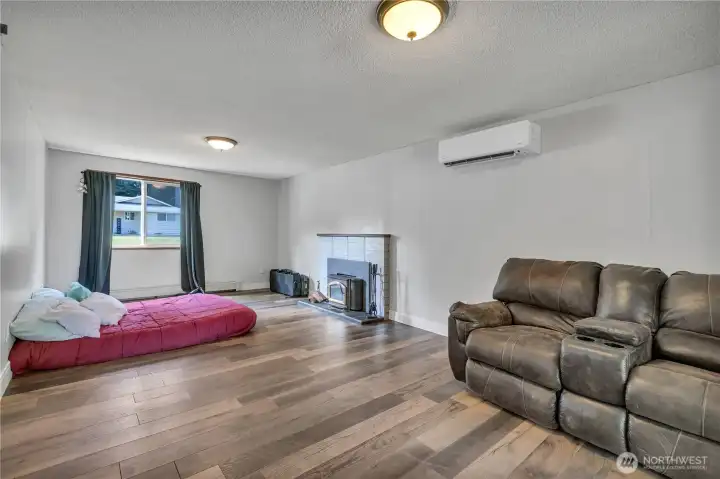 Main Level; with wood burning fireplace Main Level; with wood burning fireplace