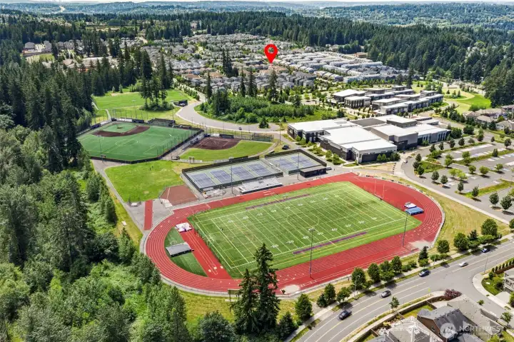 Schools are just walking distance away including Northcreek High School