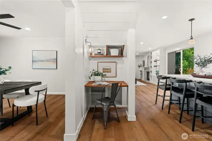 Open concept living Open concept living