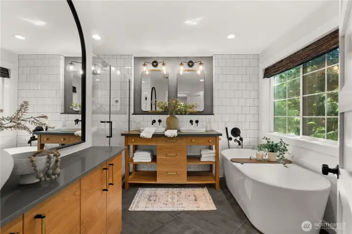 Spa-like amenity bathroom, heated floors and bidet included! Spa-like amenity bathroom, heated floors and bidet included!