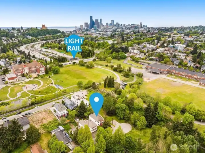 At the end of the just 300 yard pathway, is new Judkins Park Light Rail Station, that’s ready to get you where you want to go. At the end of the just 300 yard pathway, is new Judkins Park Light Rail Station, that’s ready to get you where you want to go.