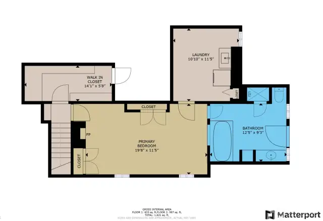 Main floor plan, main house