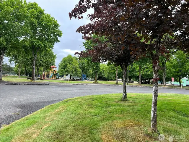 park across the street