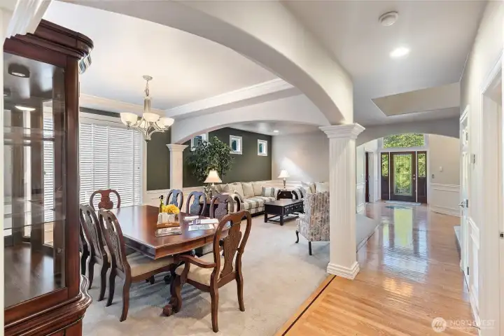 Main dining room and Living Room