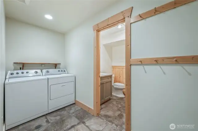 Laundry downstairs