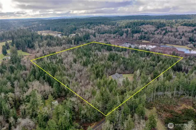This property comes with 2 12.82 acre parcels. Perfect for a multi-generational experience. There are 2 building sites on the second parcel.