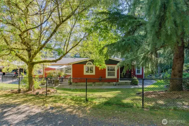 Fenced Area on W. Side of Main House