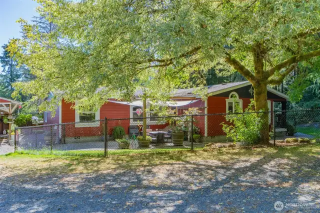 Driveway Side of Home-Patio-Sunshade