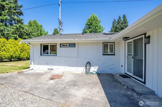 Large patio located out back, is just waiting for your Summer BBQ's and Activities