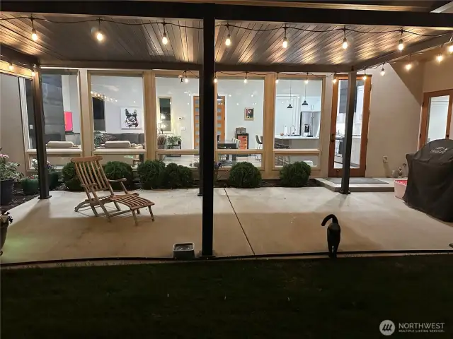 lighted Pergola