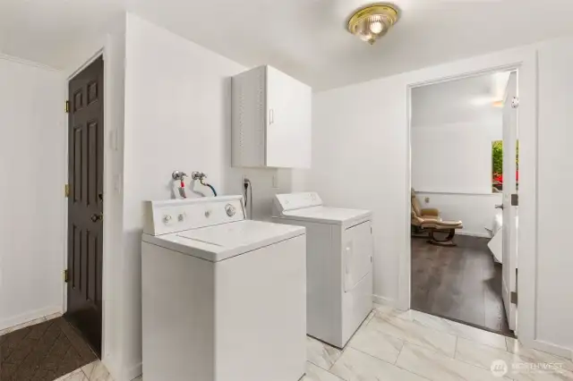 Full Washer & Dryer included in the deal.