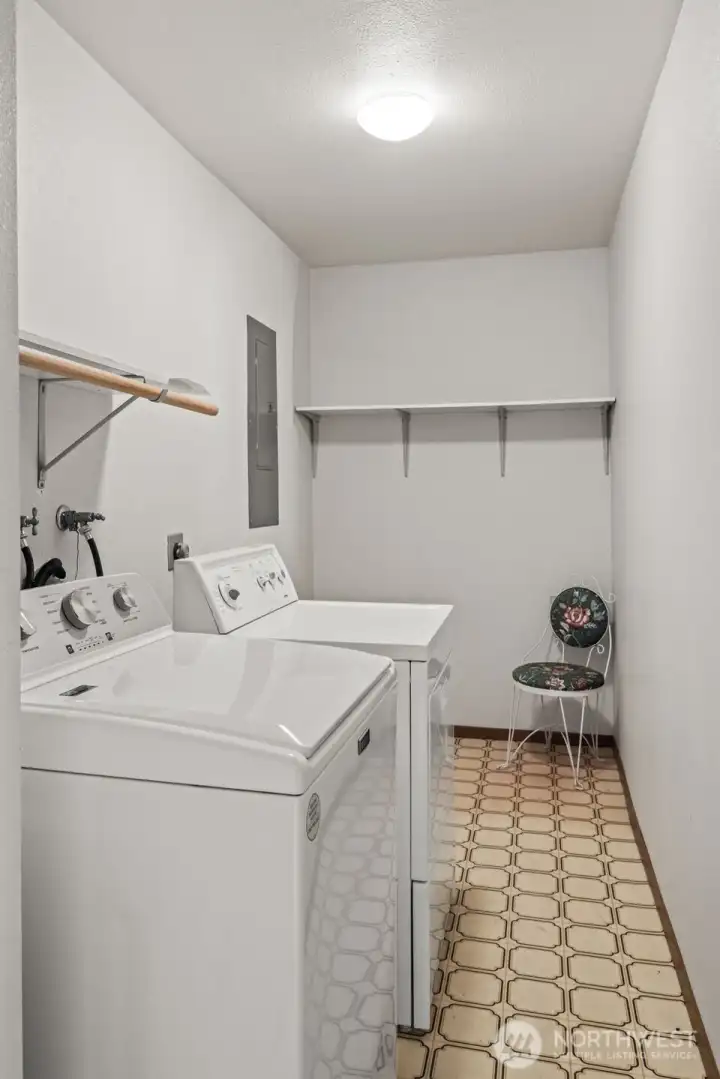 In unit laundry room