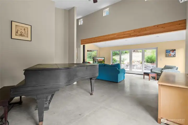 This area of the home features in floor heating.