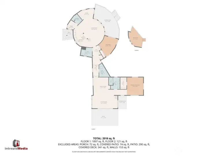 Floor plan of the home.