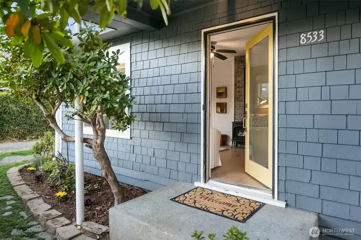 Front door entry.