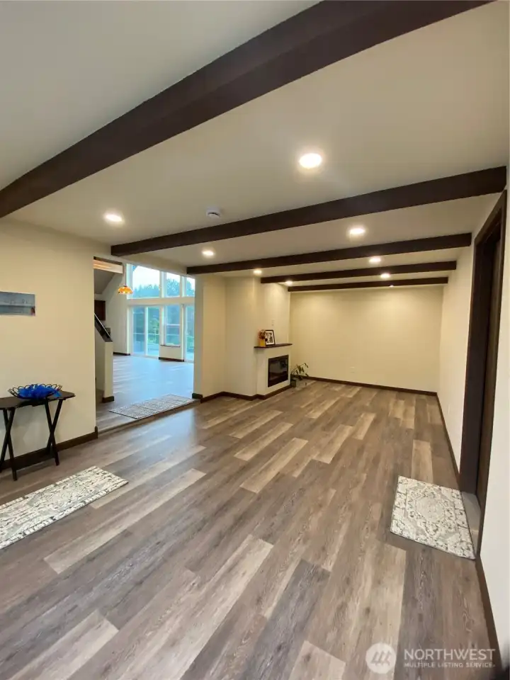 Entry and living area