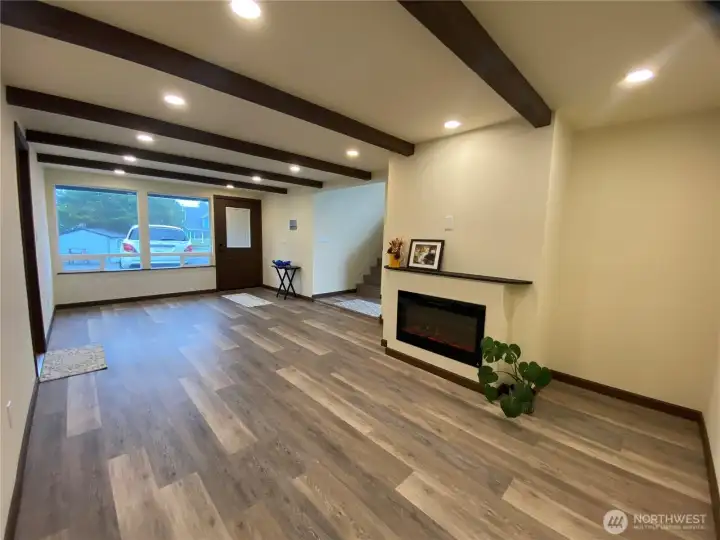 Looking back toward the front door.