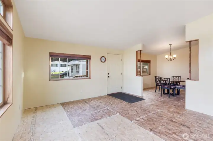 Bright open living room!