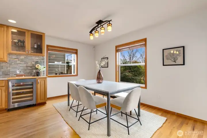 Large area for kitchen table!