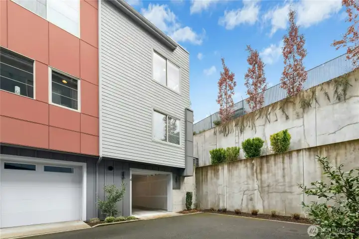 Exterior back of unit