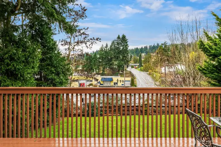 Rear deck view