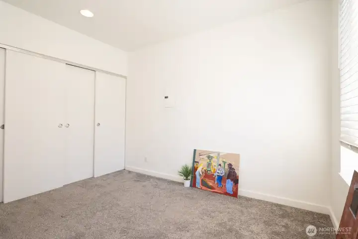 Freshly painted walls