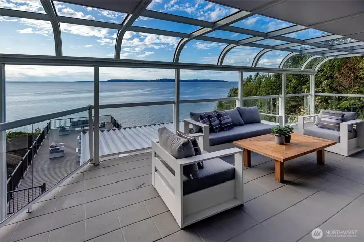 Finished sunroom next to the Primary on the 2nd level